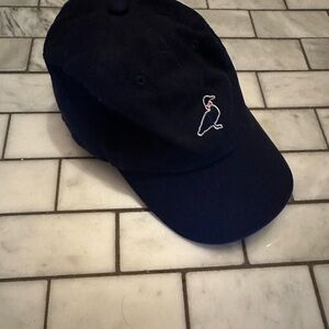 Navy Blue Baseball Cap with Embroidered Logo